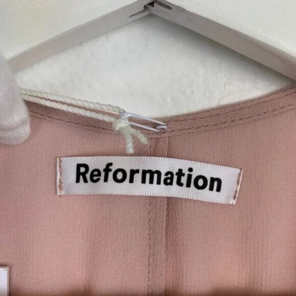 NWT Reformation Cream Winslow Maxi Wrap Kimono Dress - Picture 12 of 12